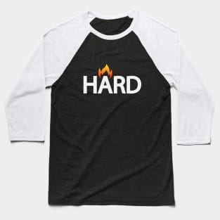 Hard artistic text design Baseball T-Shirt